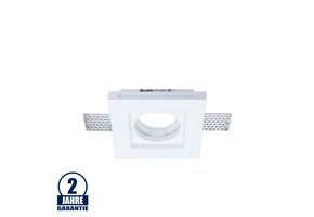 Einbaurahmen Trimless für LED GU10 Quadratisch Weiß