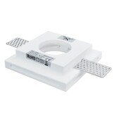 Einbaurahmen Trimless für LED GU10 Quadratisch Weiß