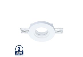 Einbaurahmen Trimless für LED GU10 Rund Weiß