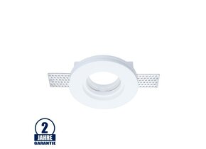 Einbaurahmen Trimless für LED GU10 Rund Weiß