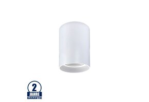 Aufbaurahmen für LED GU10 Kunststoff Rund Weiß