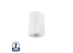 Aufbaurahmen für LED GU10 Kunststoff Rund Weiß V2