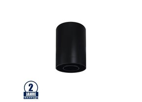 Aufbaurahmen für LED GU10 Kunststoff Rund Schwarz V2