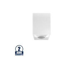 Aufbaurahmen für LED GU10 Kunststoff Quadratisch Weiß V2