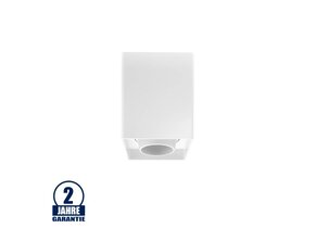 Aufbaurahmen für LED GU10 Kunststoff Quadratisch Weiß V2