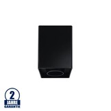 Aufbaurahmen für LED GU10 Kunststoff Quadratisch Schwarz V2