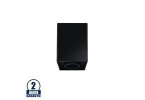 Aufbaurahmen für LED GU10 Kunststoff Quadratisch Schwarz V2