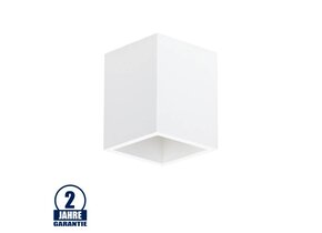 Aufbaurahmen für LED GU10 versenkt Quadratisch Weiß