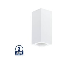 Aufbaurahmen für LED GU10 Quadratisch Weiß 17cm