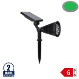 1,5W LED Solar Gartenleuchte 6V Grün IP65
