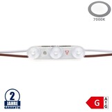 LED 230V SMD 3 Modul 1,2W IP67 Kaltweiß SET 50Stk