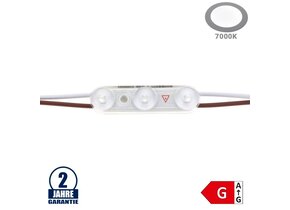 LED 230V SMD 3 Modul 1,2W IP67 Kaltweiß SET 50Stk