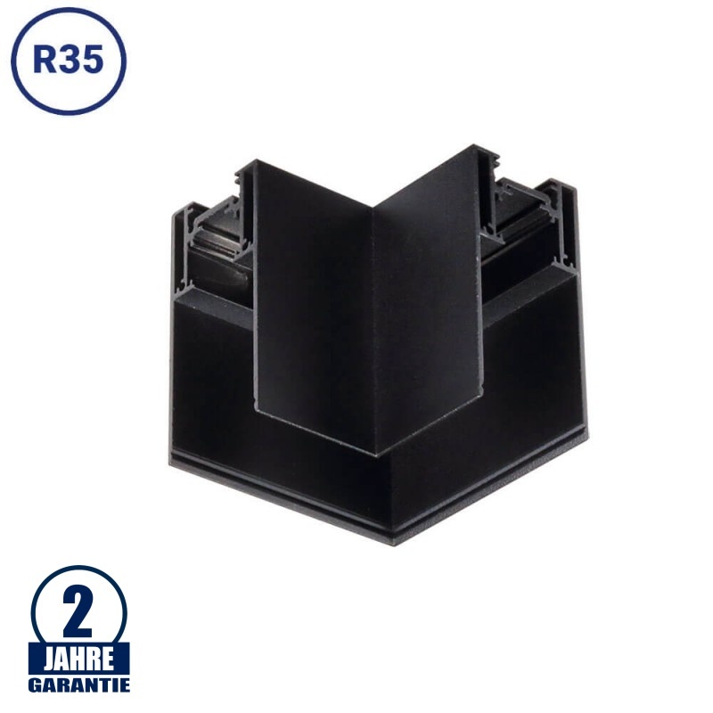 Eckstück R35 Aufputz für 48V Stromschiene Magnetic Line