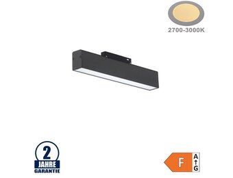12W LED Leuchte 30cm für 48V Stromschiene R35 Magnetic Line Warmweiß