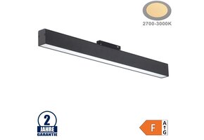 20W LED Leuchte 60cm für 48V Stromschiene R35 Magnetic Line Warmweiß