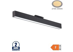 20W LED Leuchte 60cm für 48V Stromschiene R35 Magnetic Line Warmweiß