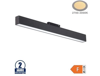 20W LED Leuchte 60cm für 48V Stromschiene R35 Magnetic Line Warmweiß