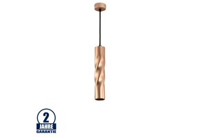 Pendelleuchte Twisted für GU10 30cm Bronze