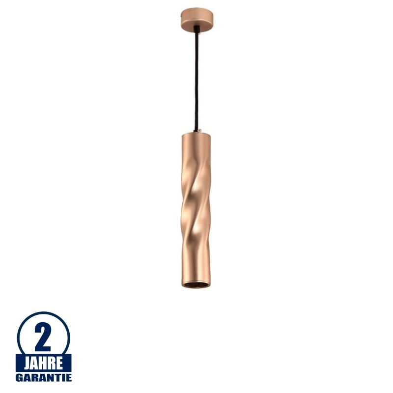 Pendelleuchte Twisted für GU10 30cm Bronze