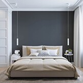 Pendelleuchte für GU10 30cm Weiß