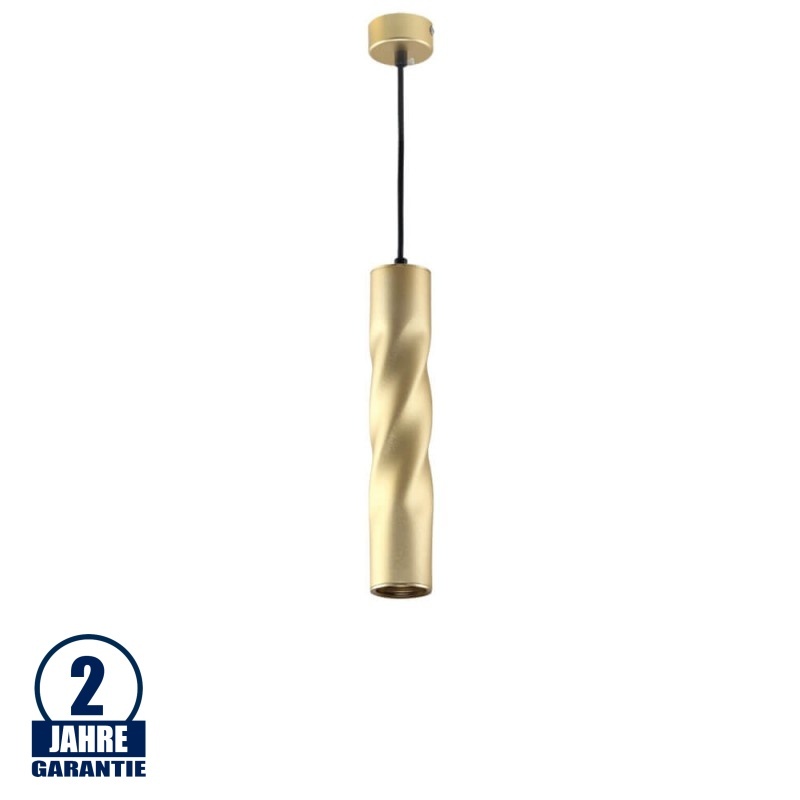Pendelleuchte Twisted für GU10 30cm Gold