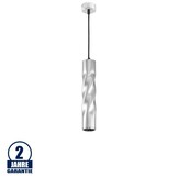 Pendelleuchte Twisted für GU10 30cm Chrom