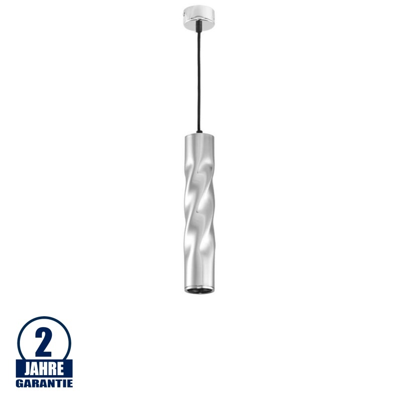 Pendelleuchte Twisted für GU10 30cm Chrom