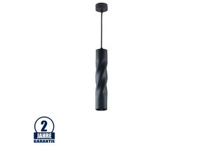 Pendelleuchte Twisted für GU10 30cm Schwarz