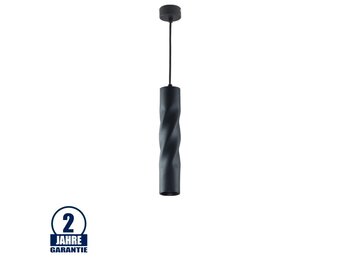 Pendelleuchte Twisted für GU10 30cm Schwarz