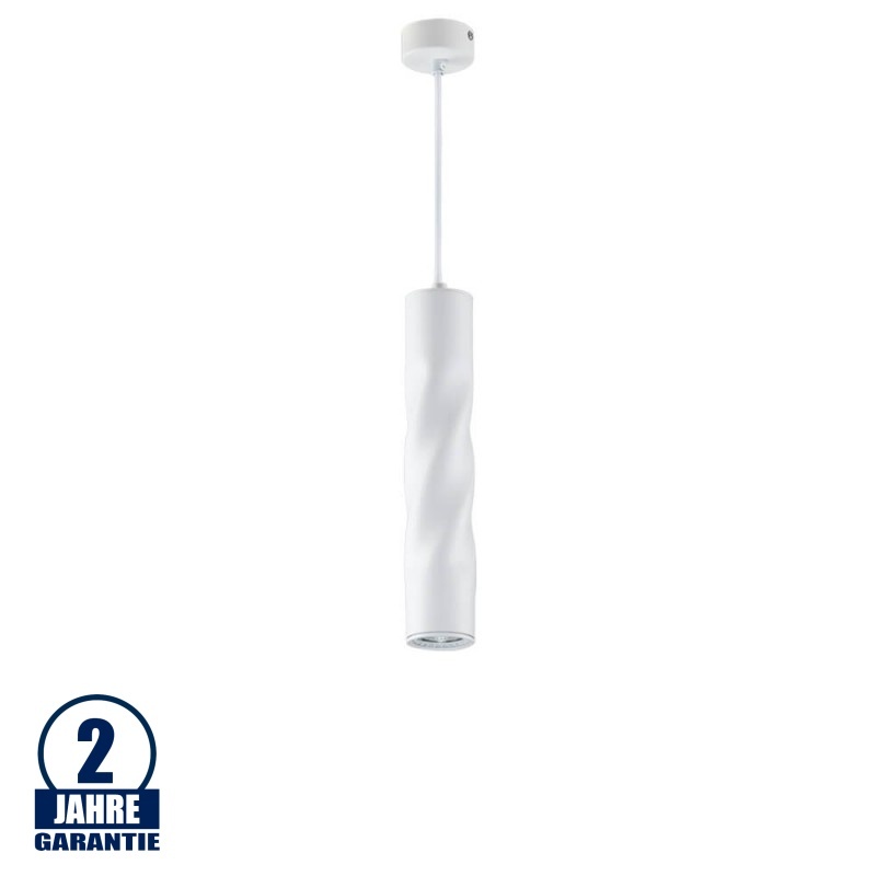 Pendelleuchte Twisted für GU10 30cm Weiß