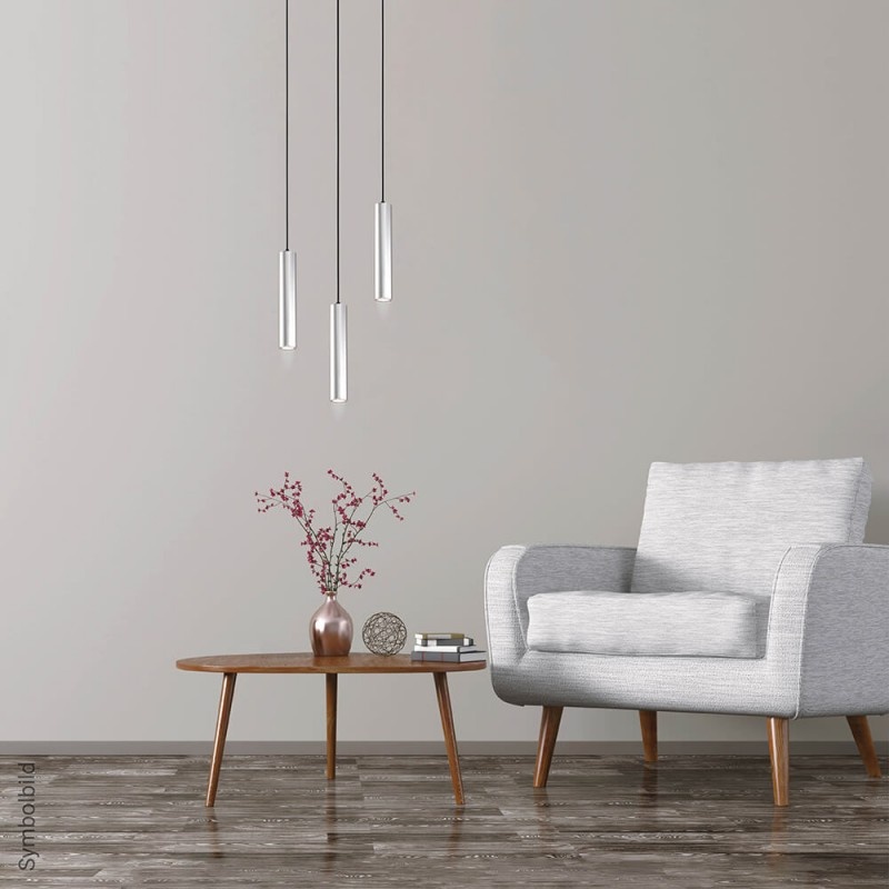Pendelleuchte für GU10 30cm Chrom