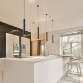 Pendelleuchte für GU10 50cm Schwarz