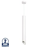 Pendelleuchte Slanted für GU10 50cm Weiß mit weißem Reflektor