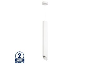 Pendelleuchte Slanted für GU10 50cm Weiß mit weißem Reflektor