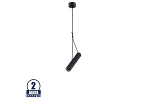 Pendelleuchte für E27 25cm Schwarz