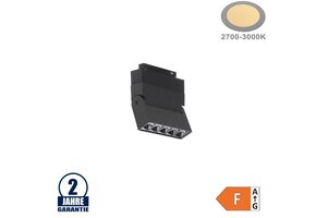 10W Strahler 5-flammig Schwenkbar für 48V Stromschiene R35 Magnetic Line Warmweiß
