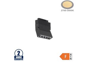10W Strahler 5-flammig Schwenkbar für 48V Stromschiene R35 Magnetic Line Warmweiß