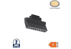 20W Strahler 10-flammig Schwenkbar für 48V Stromschiene R35 Magnetic Line Warmweiß