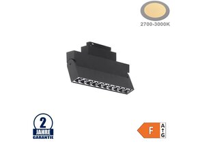 20W Strahler 10-flammig Schwenkbar für 48V Stromschiene R35 Magnetic Line Warmweiß