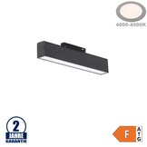 12W LED Leuchte 30cm für 48V Stromschiene R35 Magnetic Line Neutralweiß