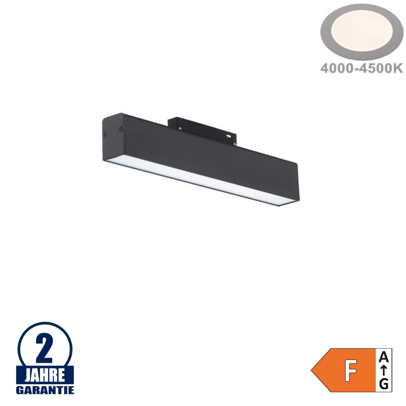 12W LED Leuchte 30cm für 48V Stromschiene R35 Magnetic Line Neutralweiß