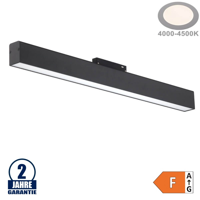 20W LED Leuchte 60cm für 48V Stromschiene R35 Magnetic Line Neutralweiß
