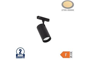 12W Schienenspot CRI90+ für 48V Stromschiene R20 Magnetic Line Warmweiß