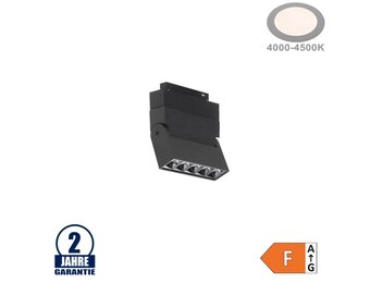 10W Strahler 5-flammig Schwenkbar für 48V Stromschiene R35 Magnetic Line Neutralweiß