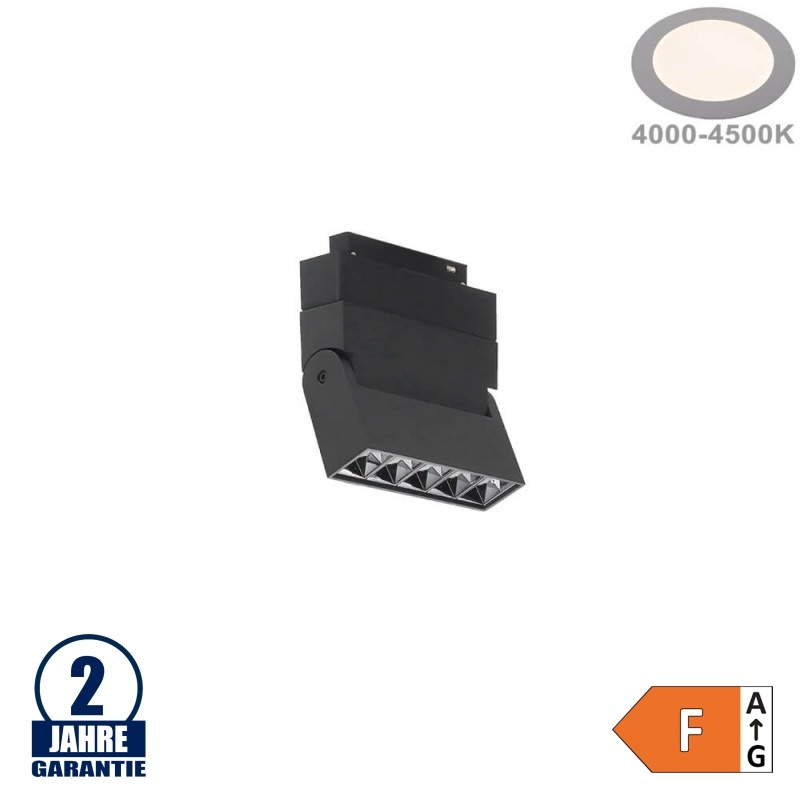 10W Strahler 5-flammig Schwenkbar für 48V Stromschiene R35 Magnetic Line Neutralweiß