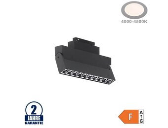 20W Strahler 10-flammig Schwenkbar für 48V Stromschiene R35 Magnetic Line Neutralweiß