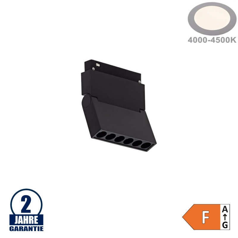 9W Strahler Schwenkbar für 48V Stromschiene R20 Magnetic Line Neutralweiß