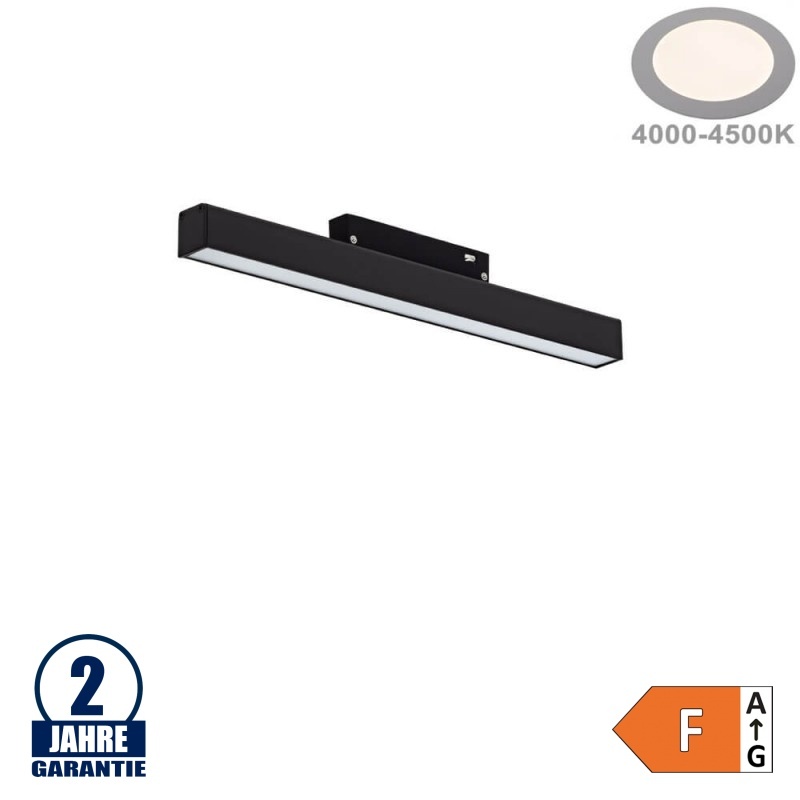 10W LED Leuchte 30cm für 48V Stromschiene R20 Magnetic Line Neutralweiß