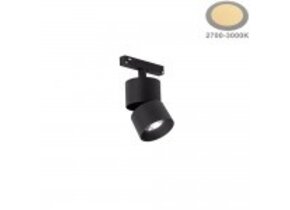 10W Schienenspot CRI90+ schwenkbar für 48V Stromschiene R20 Magnetic Line Warmweiß