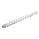 36W LED Feuchtraum/-Wannenleuchte inkl. Röhren SET 120cm zweiflammig IP65 Neutralweiß